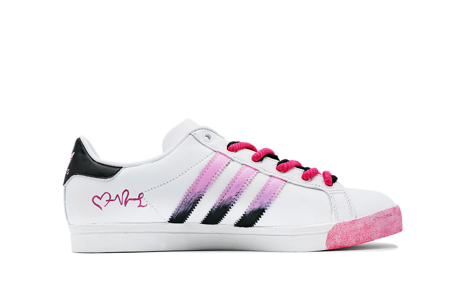 

Кроссовки adidas originals Coast Star Skateboarding Shoes Women's Low-top Pink/white, розовый