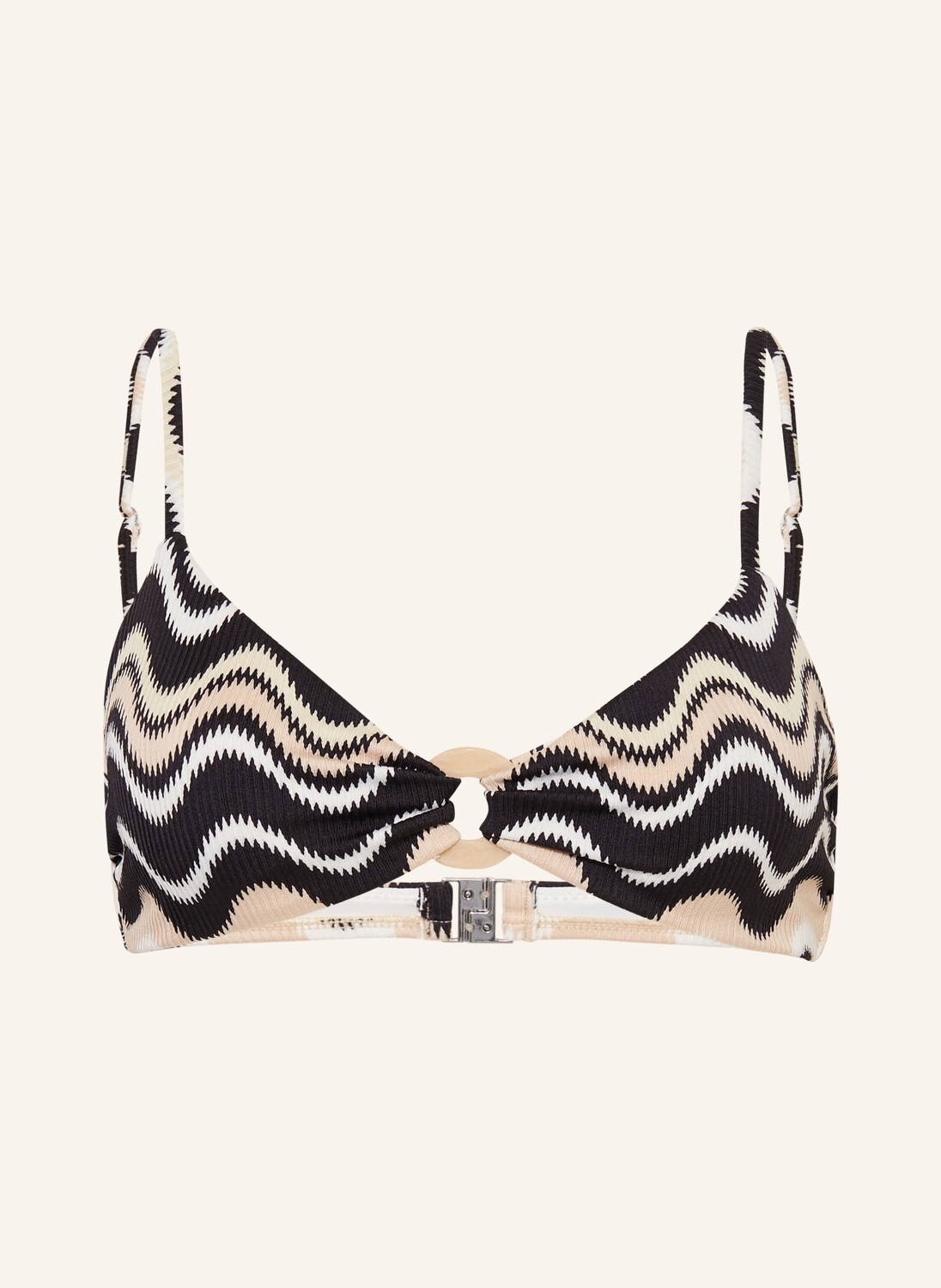 

Топ бикини-бралетт new wave SEAFOLLY, цвет SCHWARZ/BEIGE/ECRU