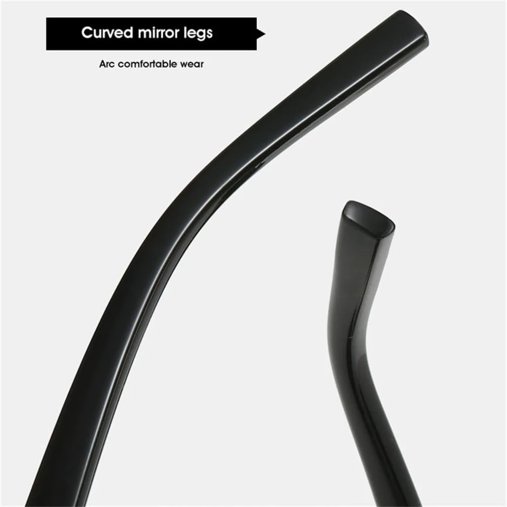 

Панк-солнцезащитные очки для женщин, без оправы, градиентные, для мужчин, ретро-оправа, очки для вождения, защита от УФ-излучения UV400 HDUBFY, Black Clear