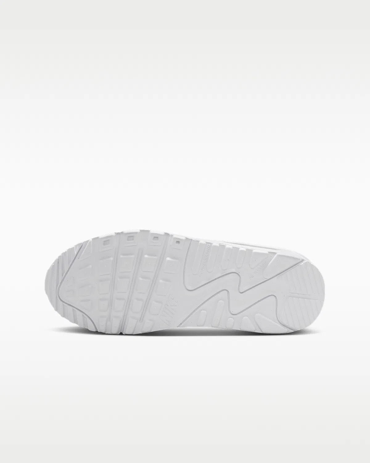 Детские кроссовки Nike Air Max 90 LTR, White/Metallic Silver/White/White — фото 2