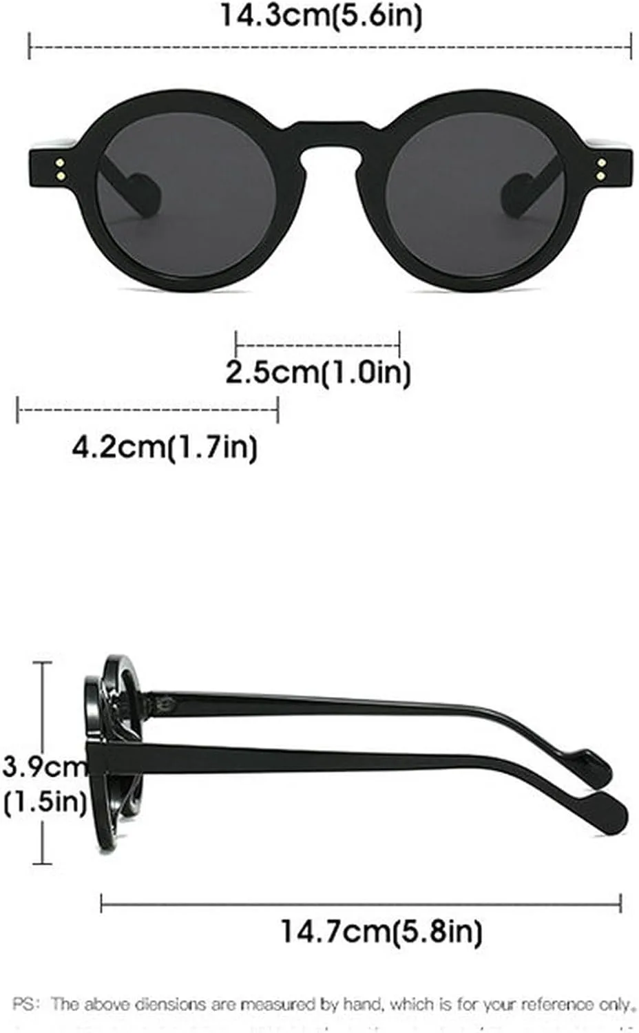 

Классические круглые солнцезащитные очки COTIA для женщин и мужчин, ретро, ​​маленькие круглые, конфетного цвета, дизайн для активного отдыха, Black Pink