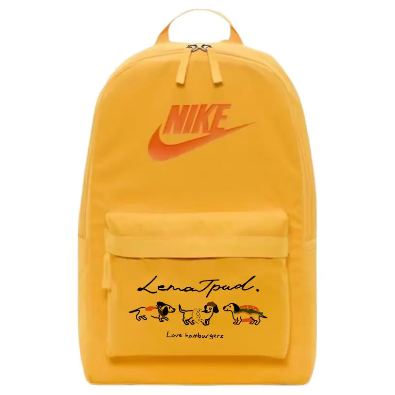 

Nike Тканевый рюкзак унисекс оранжевый Hermes, 3 Pack Dogs