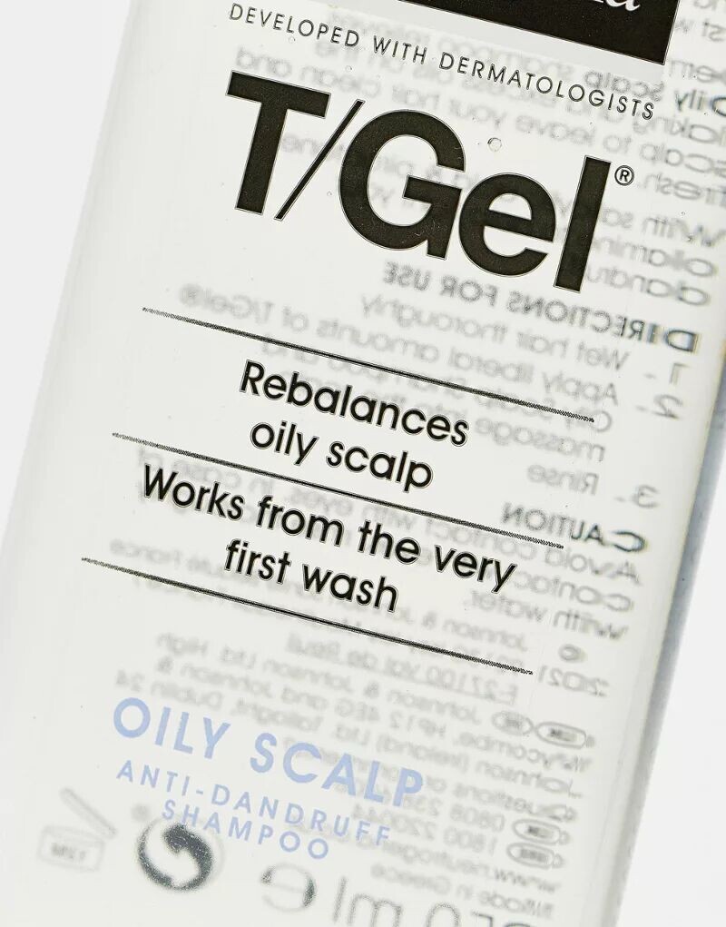 Neutrogena T/Gel Шампунь против перхоти для жирной кожи головы 250мл — фото 2