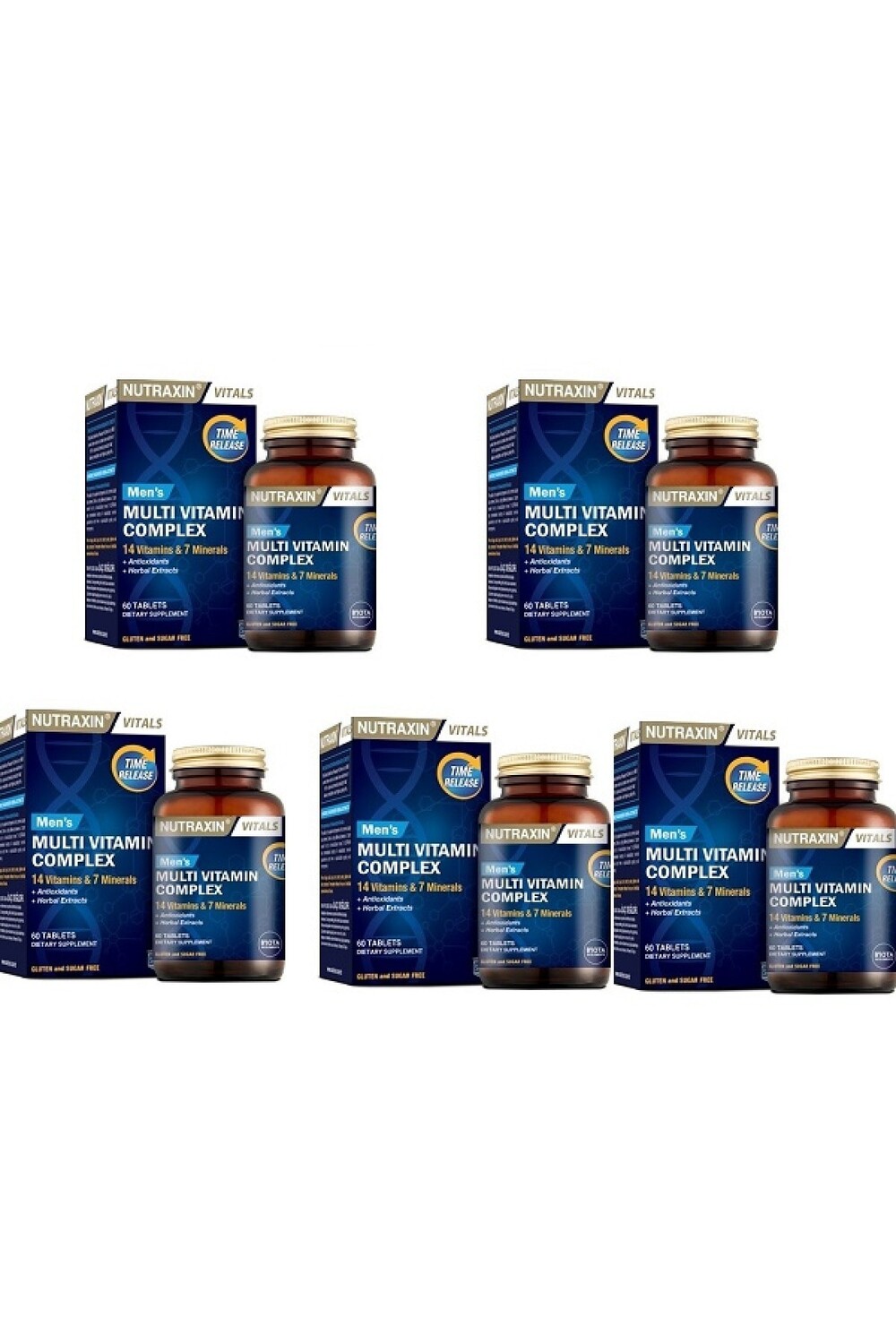

Nutraxin Nutraxın Мультивитаминный комплекс для мужчин 60 таблеток*5