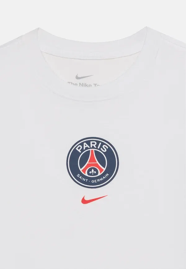 Футболка спортивная Nike Performance, модель Psg crest tee, белая — фото 4