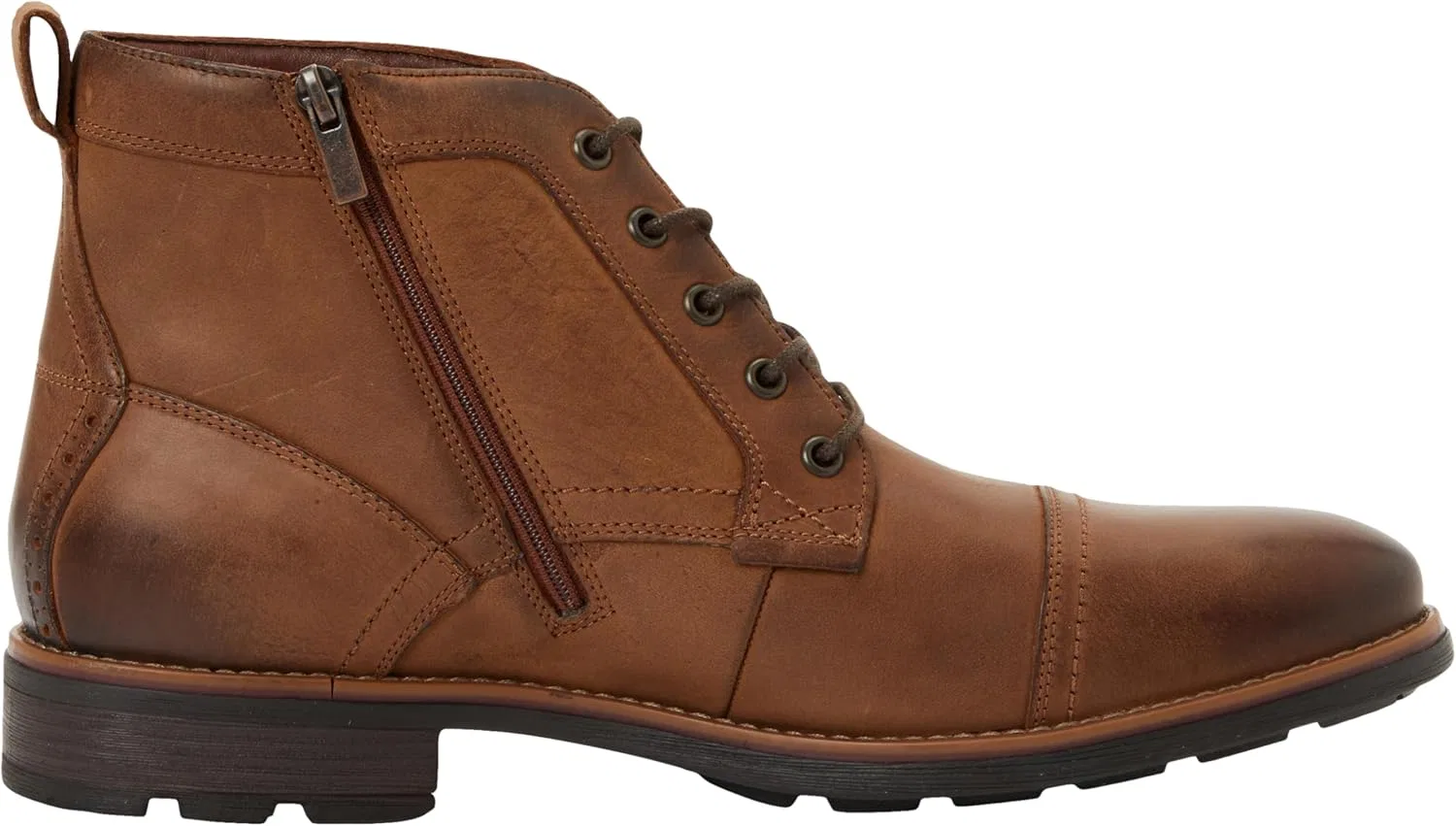 Мужские ботинки Clarks Emmet Zip Chelsea, Navy Knit — фото 4