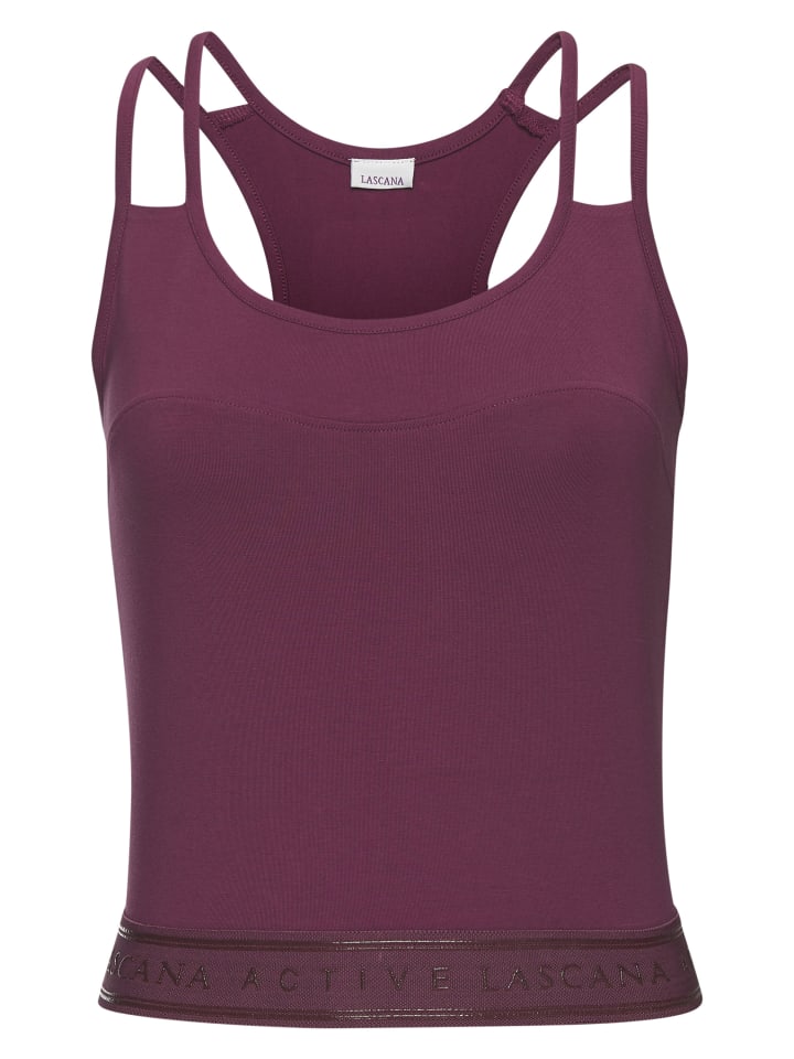 

Топ LASCANA ACTIVE, цвет dunkelrosa