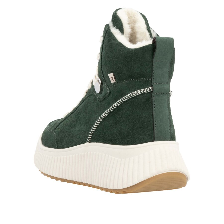 Ботильоны на шнуровке Rieker Lace-Up Ankle Boots W1771, цвет green/dark green — фото 3
