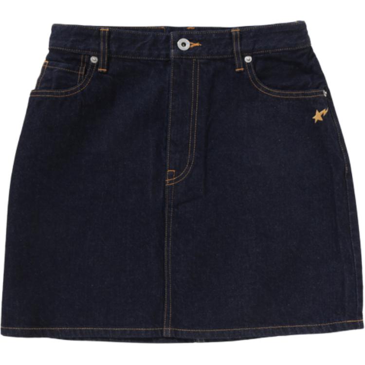 

Джинсовая короткая юбка женская A BATHING APE, синий