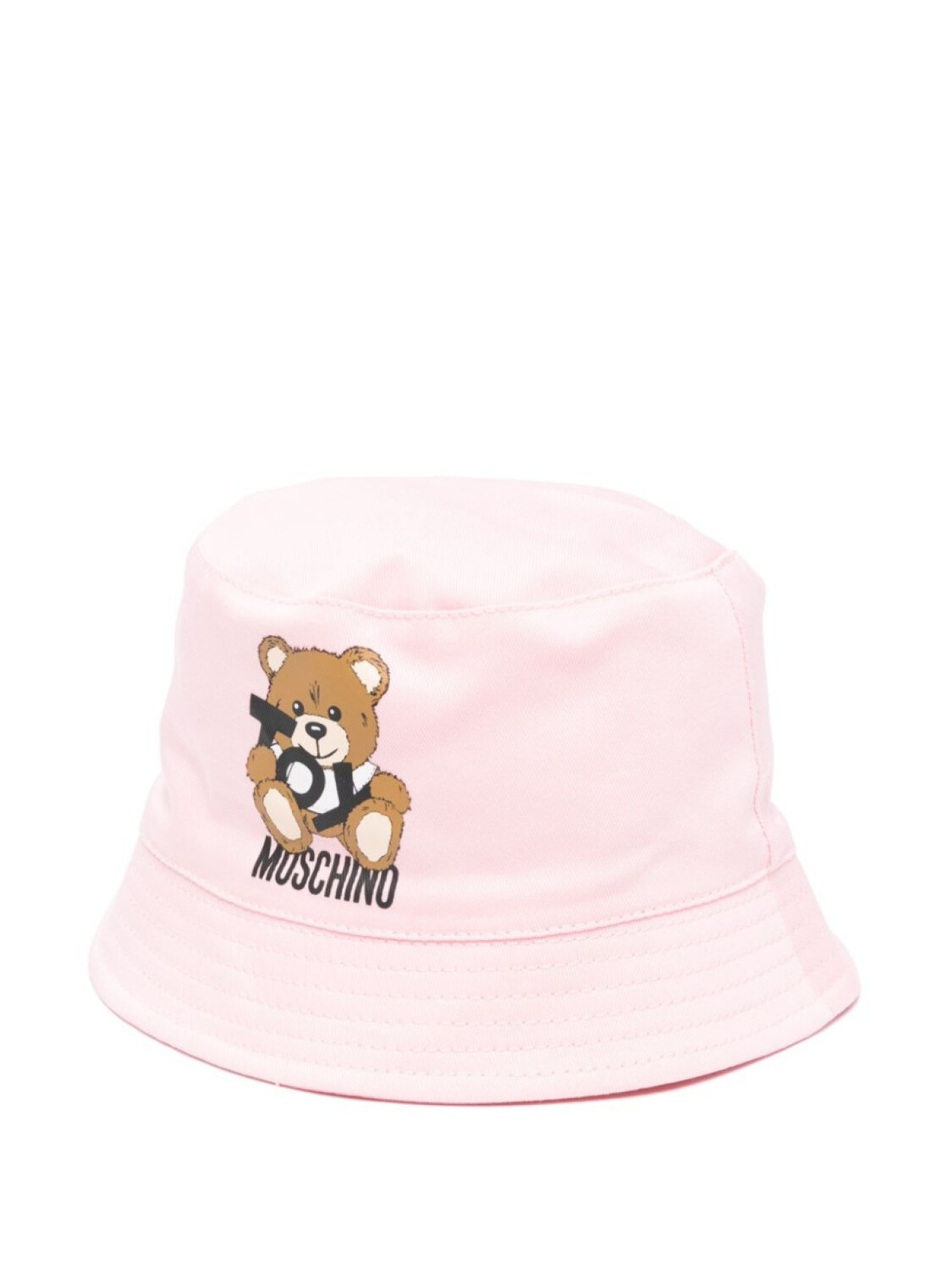 

Moschino Kids панама с принтом Teddy Bear, розовый
