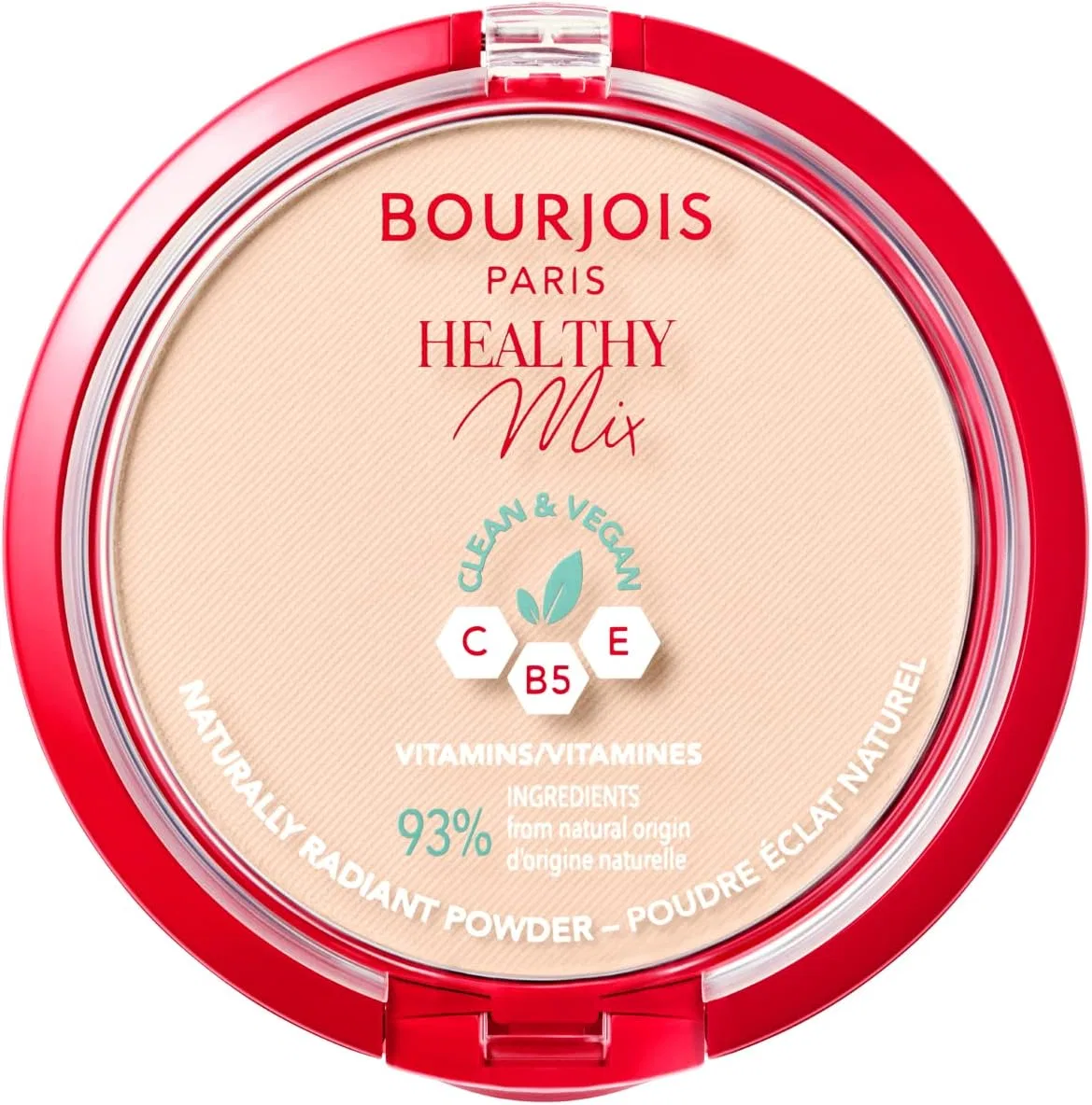 Компактная пудра Bourjois Healthy Mix Clean & Vegan 01 Ivory, 10 г Bourjois, 01 Ivory