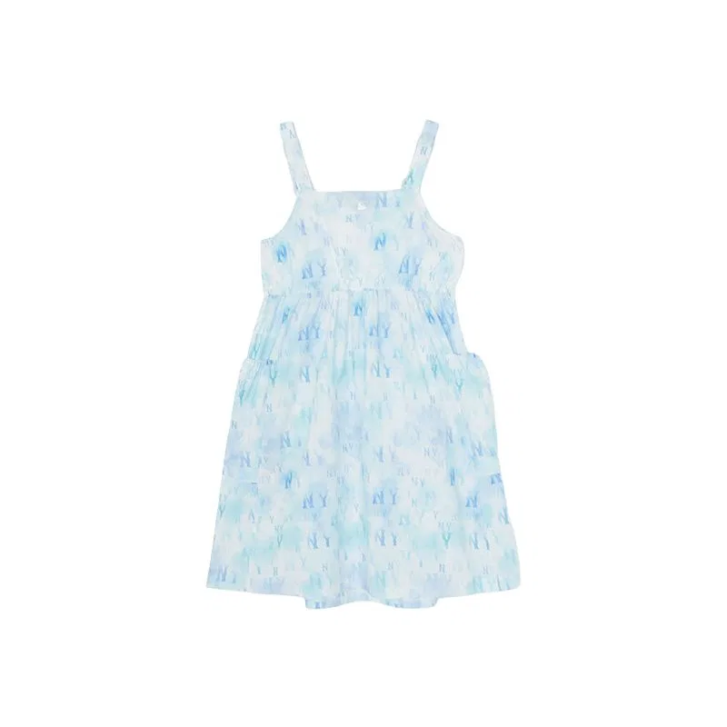 Платье миди MLB KIDS Light Blue — фото 3
