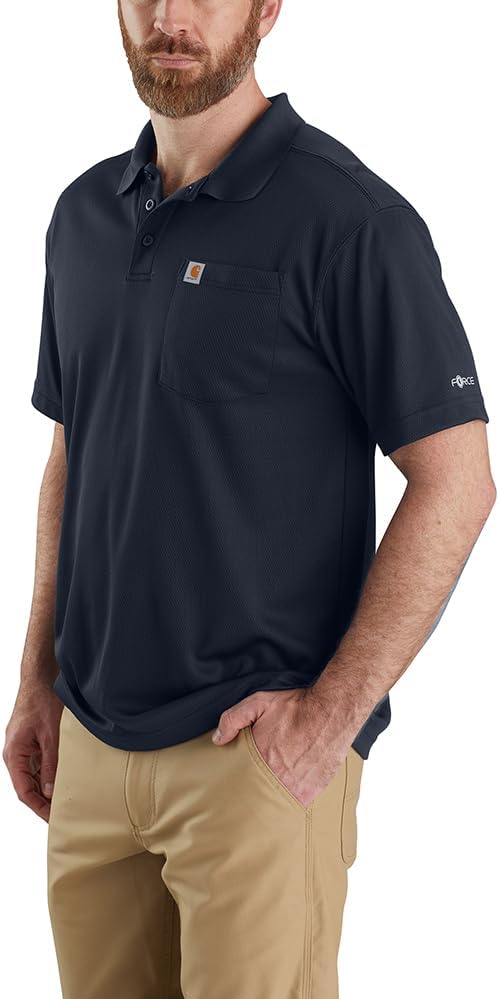 

Carhartt мужская футболка-поло с карманом, расслабленного кроя, облегченная, Navy, Синий, Carhartt мужская футболка-поло с карманом, расслабленного кроя, облегченная, Navy