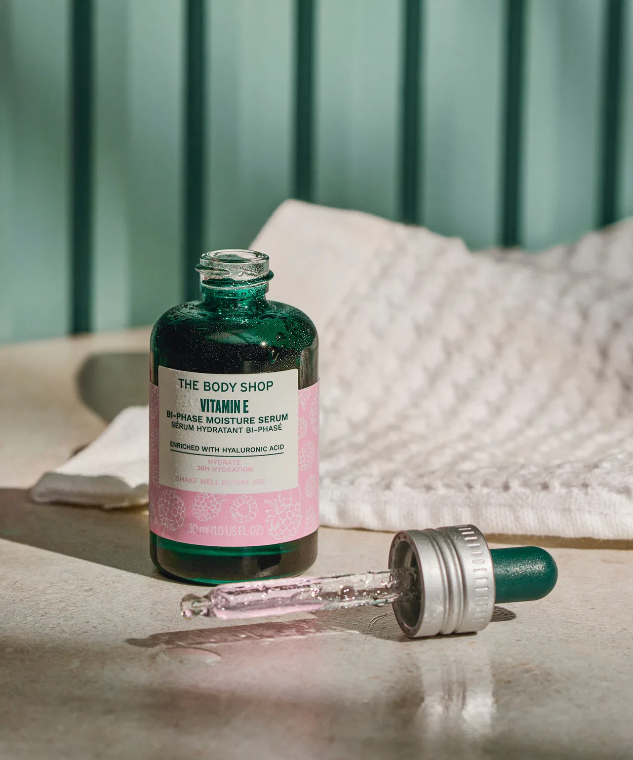 Сыворотка The Body Shop — Двухфазная увлажняющая Bi-Phase Moisture Serum, 30 мл — фото 3