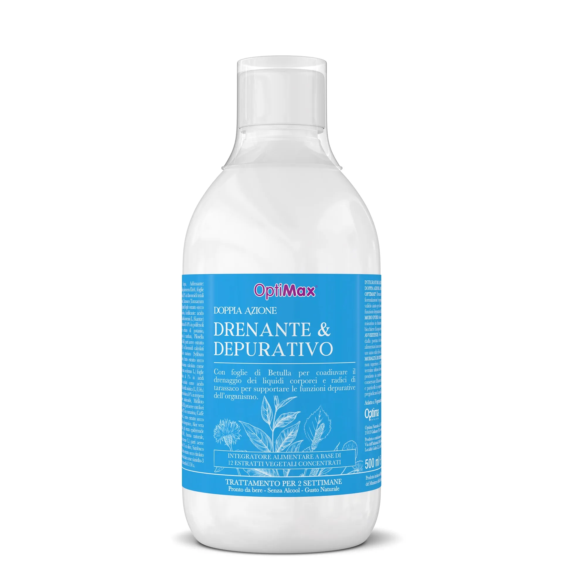 

Optimax Drenante Depurat 500 мл Слив