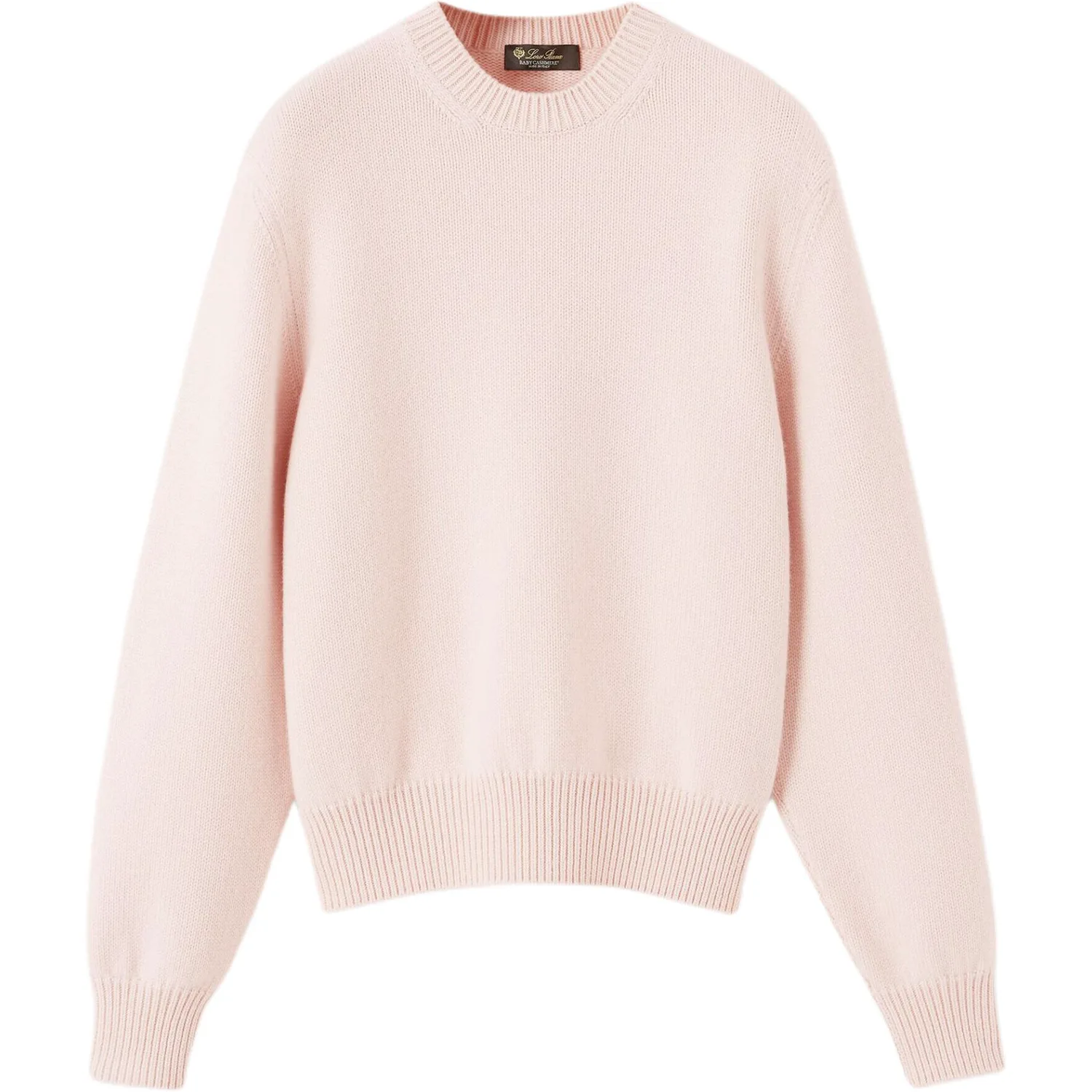 

SS26 Кашемировый свитер Regular Fit женский Loro Piana, светло-baby розовый