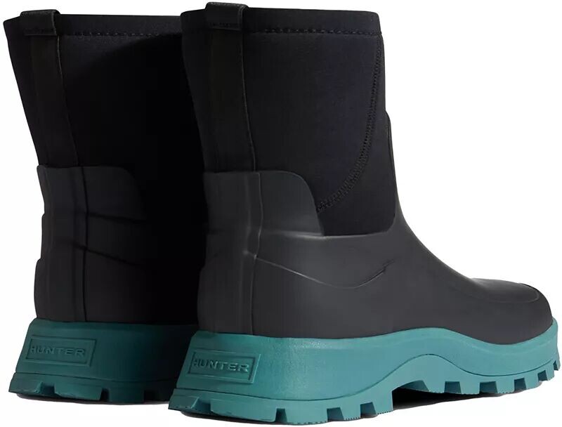 Hunter Boots Женские короткие непромокаемые сапоги City Explorer, черный/бирюзовый — фото 4