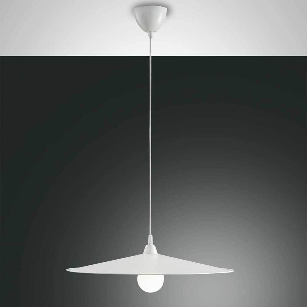 

Подвесной светильник Fabas Luce Kasa E27 белого цвета, белый