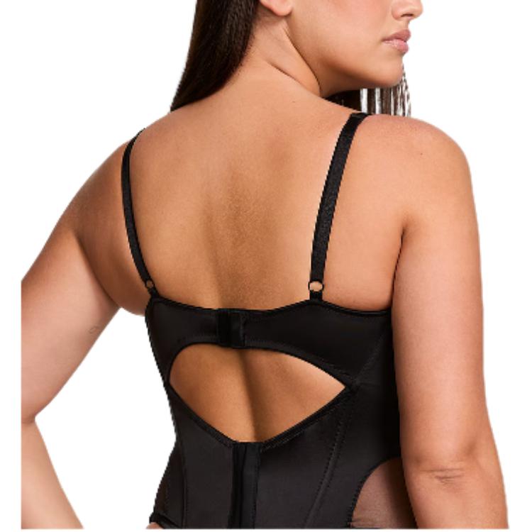 Victoria's Secret Фирменное белье Snake Year Limited Collection, бюстгальтер Fishbone, женский, цвет black — фото 4