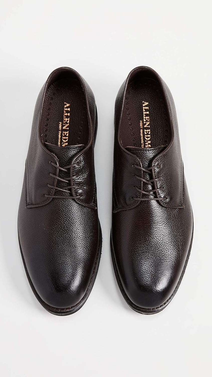 Мужские оксфорды Allen Edmonds Nomad с гладким носком, коричневый — фото 4