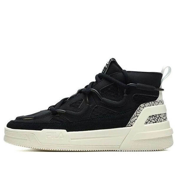 

Кроссовки high-top black/white Fila, черный