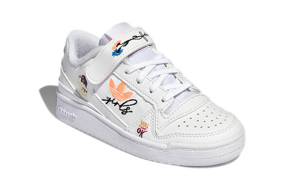 Кроссовки форум low c Adidas, белый — фото 3