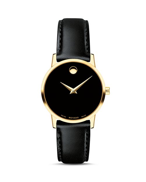 

Классические музейные часы, 28 мм Movado, цвет Black