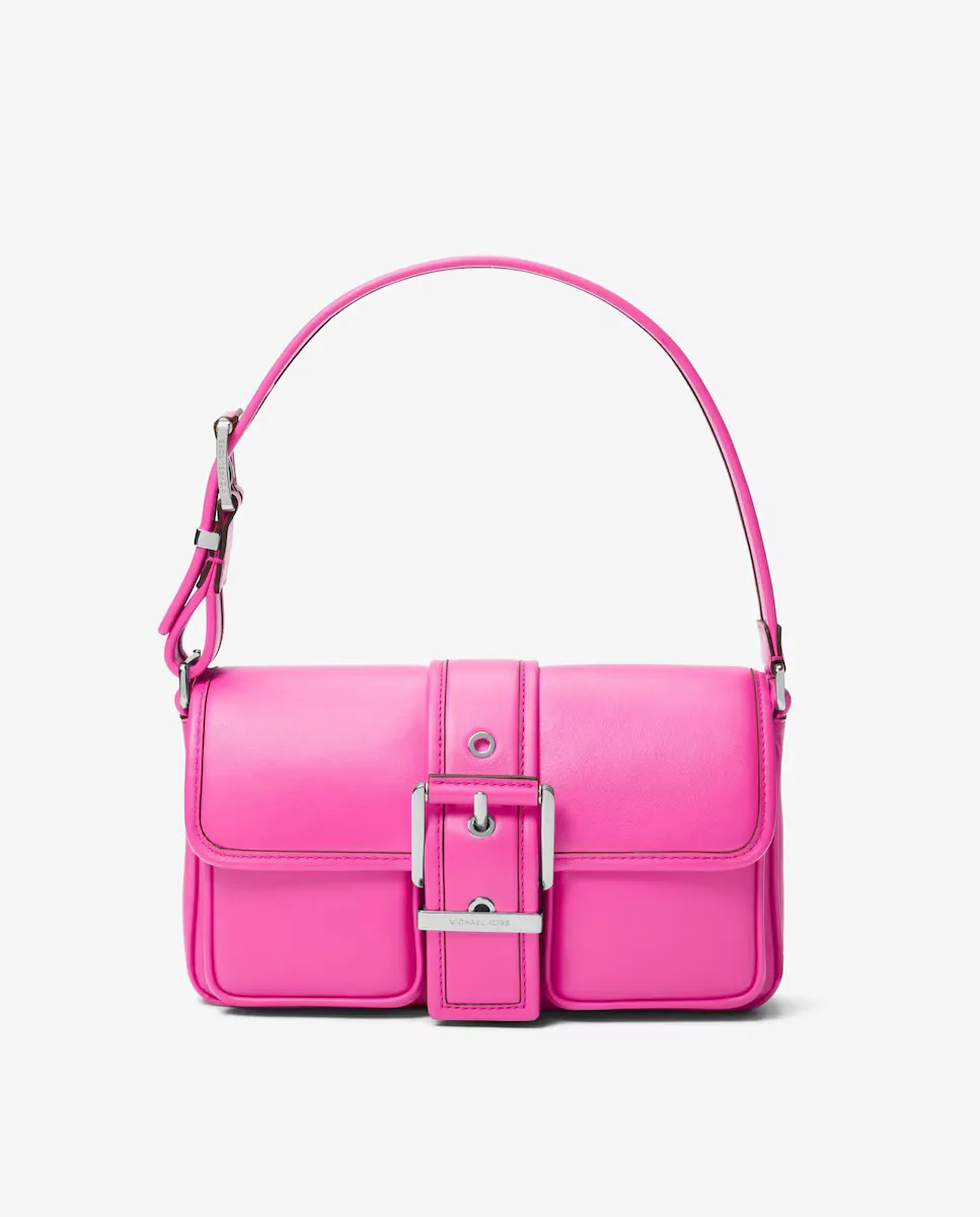

Кожаная сумка через плечо Colby с крупной пряжкой Michael Michael Kors, розовый