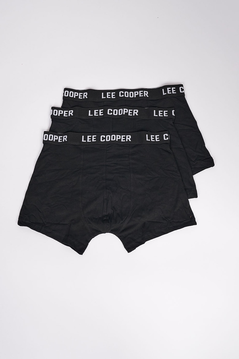 

Боксеры на резинке на талии – 3 пары Lee Cooper, черный