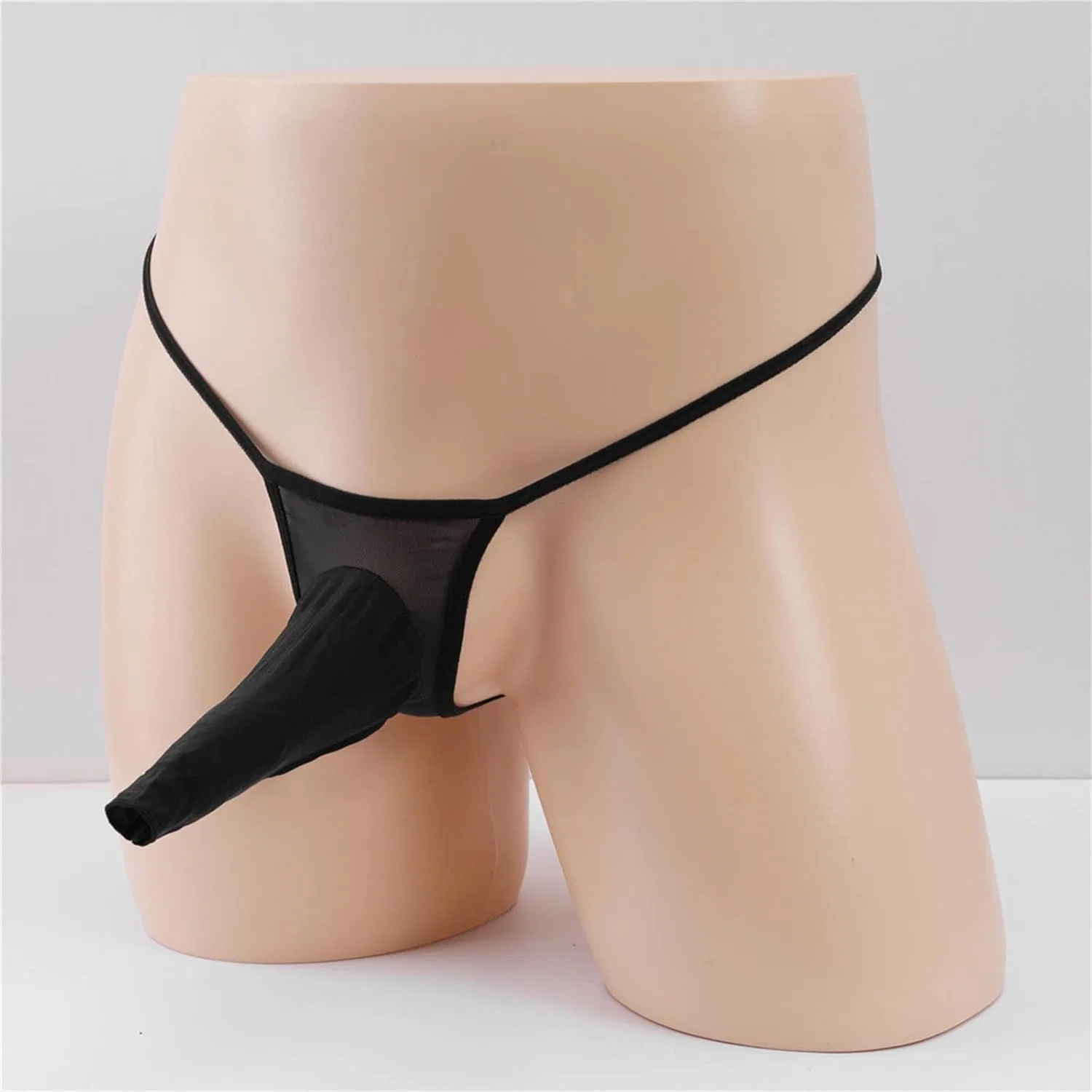 Трусы-стринги Elephant Nose, Black — фото 4