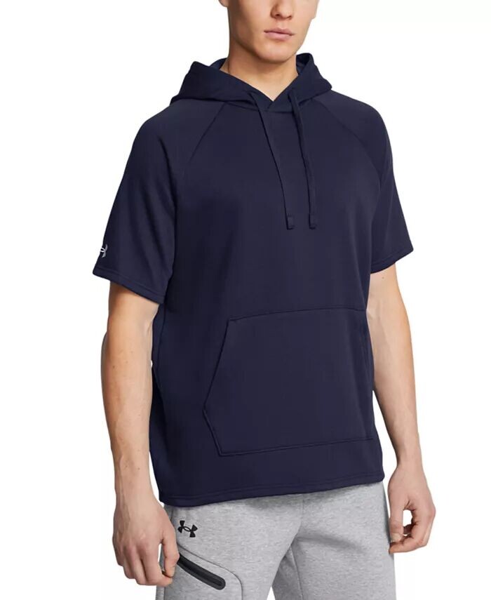 

Мужская флисовая футболка Rival стандартного кроя с капюшоном Under Armour, черный