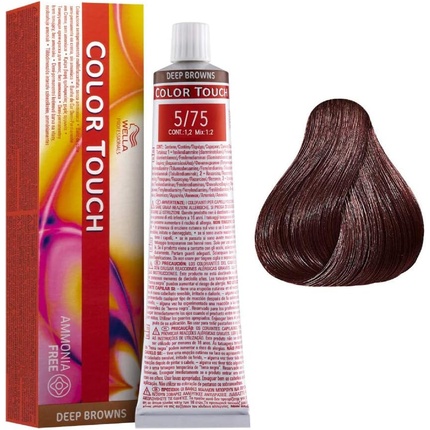 

Color Touch 5/75 Светло-Коричневый Коричневый Красное Дерево 60мл, Wella