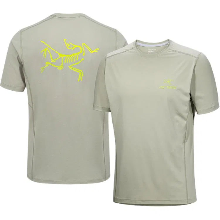 Футболка Motus Series бренда Arcteryx каменный серо-зеленый