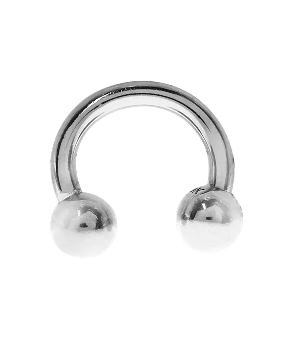 

Кольцо для бровей Bodifine из нержавеющей стали Rhona Sutton, silver