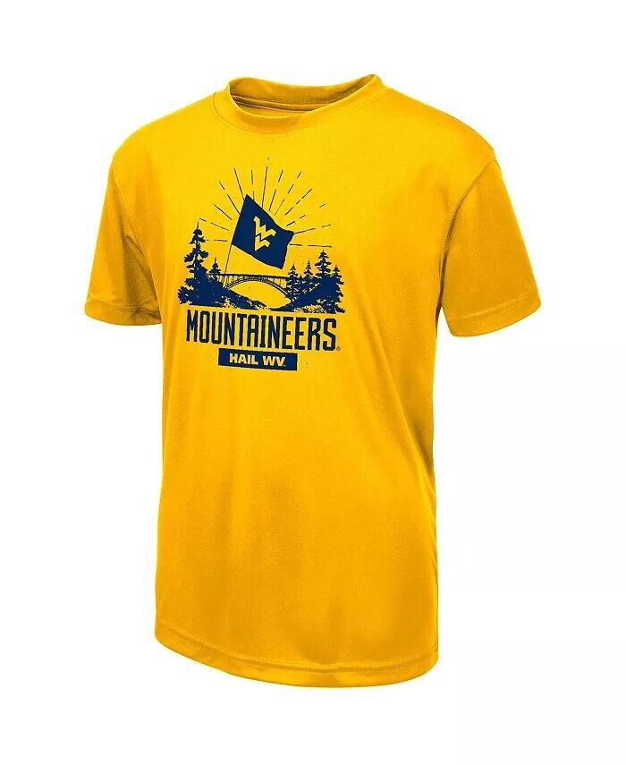 

Футболка болельщика Big Boys Gold West Virginia Mountaineers Colosseum