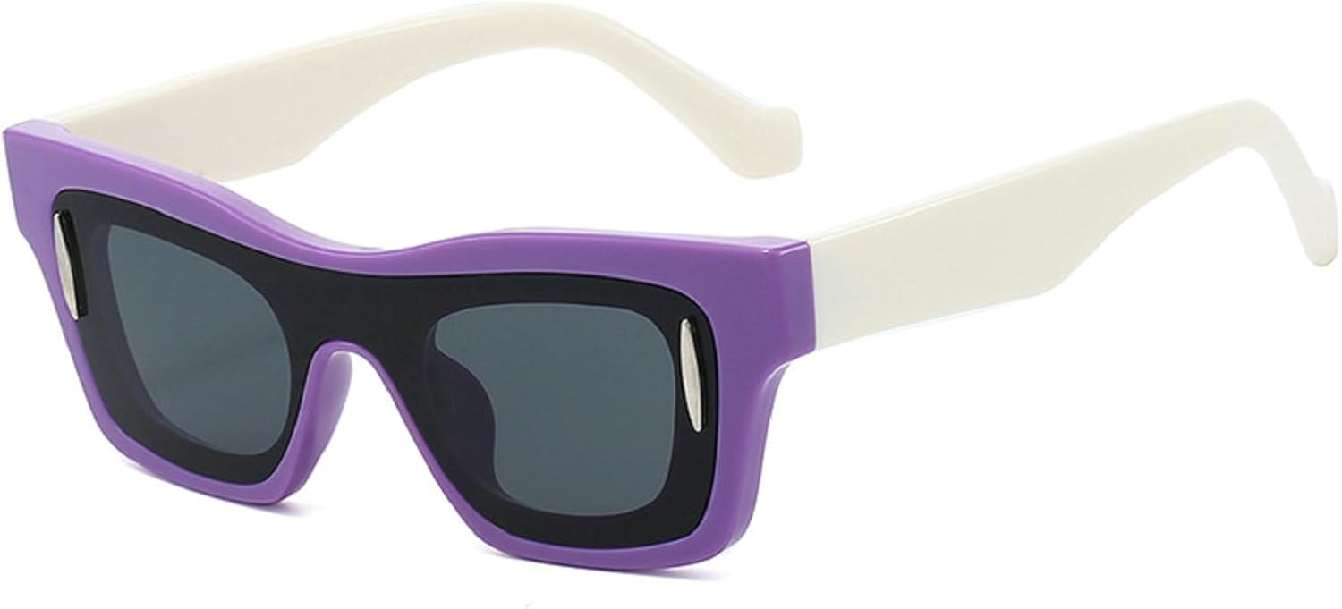 

Модные женские солнцезащитные очки в стиле ретро с градиентным переходом цвета, винтажные квадратные солнцезащитные очки в черепаховой оправе, стильные солнцезащитные очки «кошачий глаз» mincl, Purple