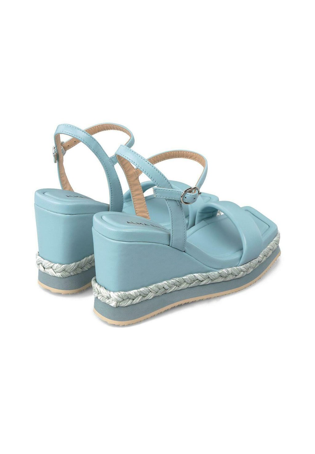 Босоножки на танкетке CON CIERRE HEBILLA - High heeled sandals Alma en Pena, цвет Azul Jaspeado — фото 4