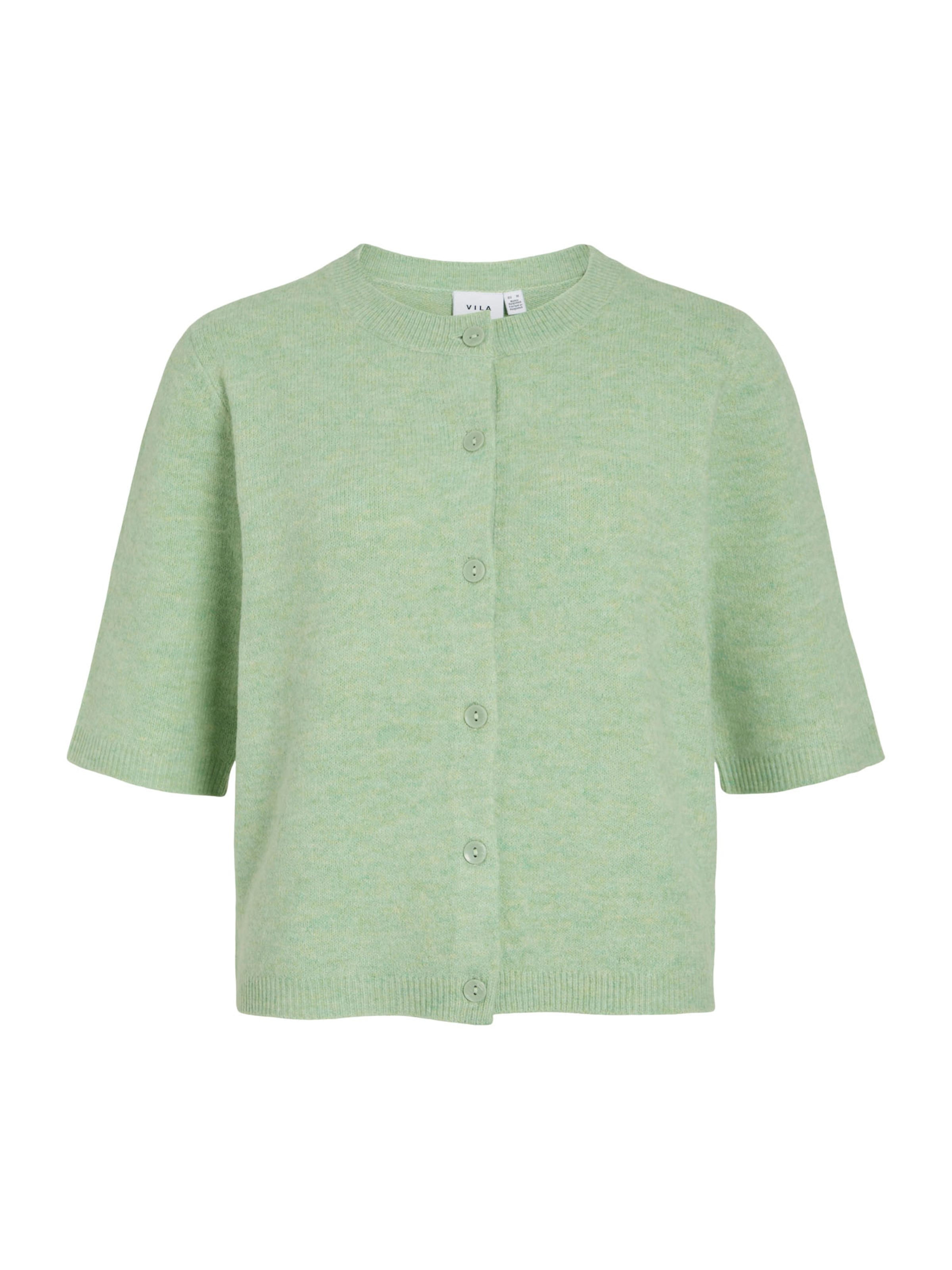 

VILA Кардиган 'VILiga' вязаный светло-зеленый