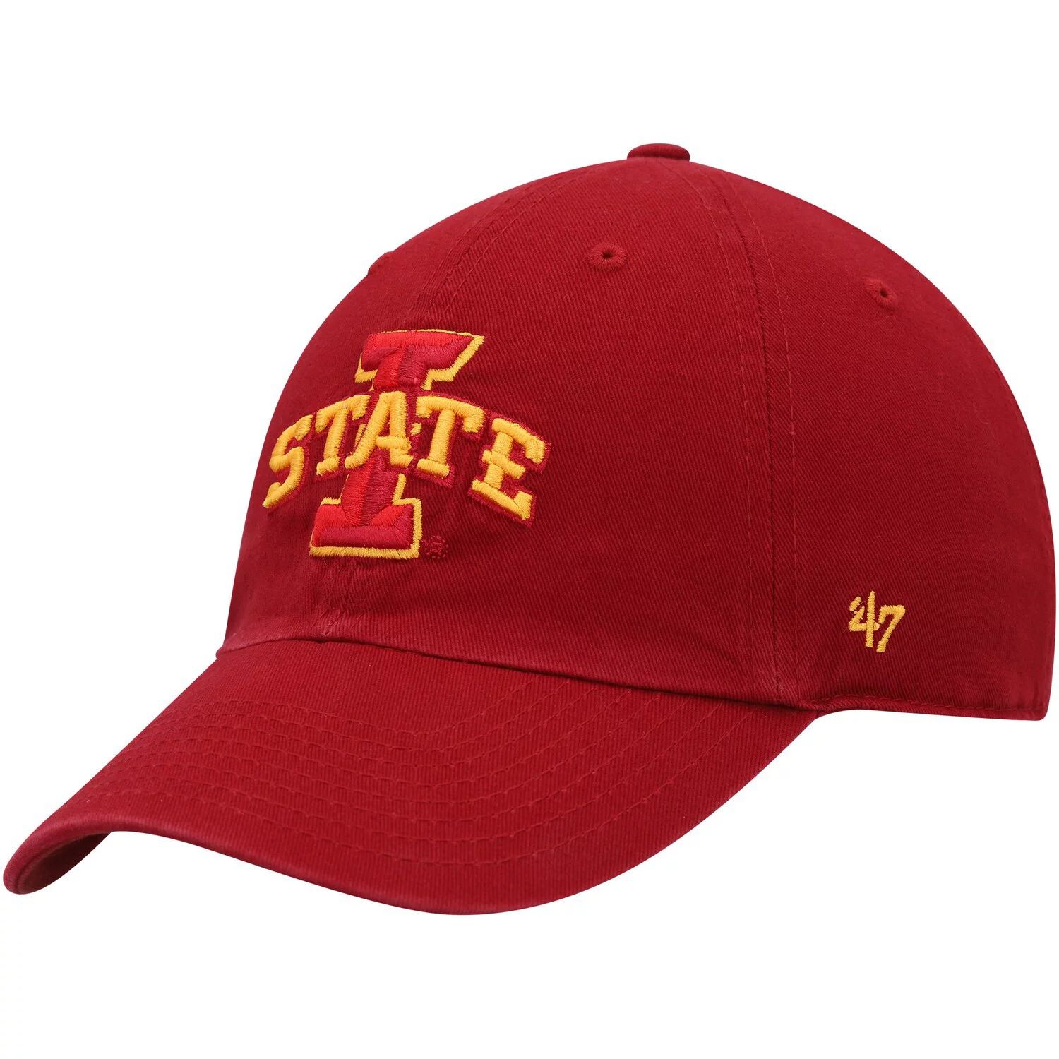 

Мужская регулируемая кепка Cardinal Iowa State Cyclones '47 Clean Up