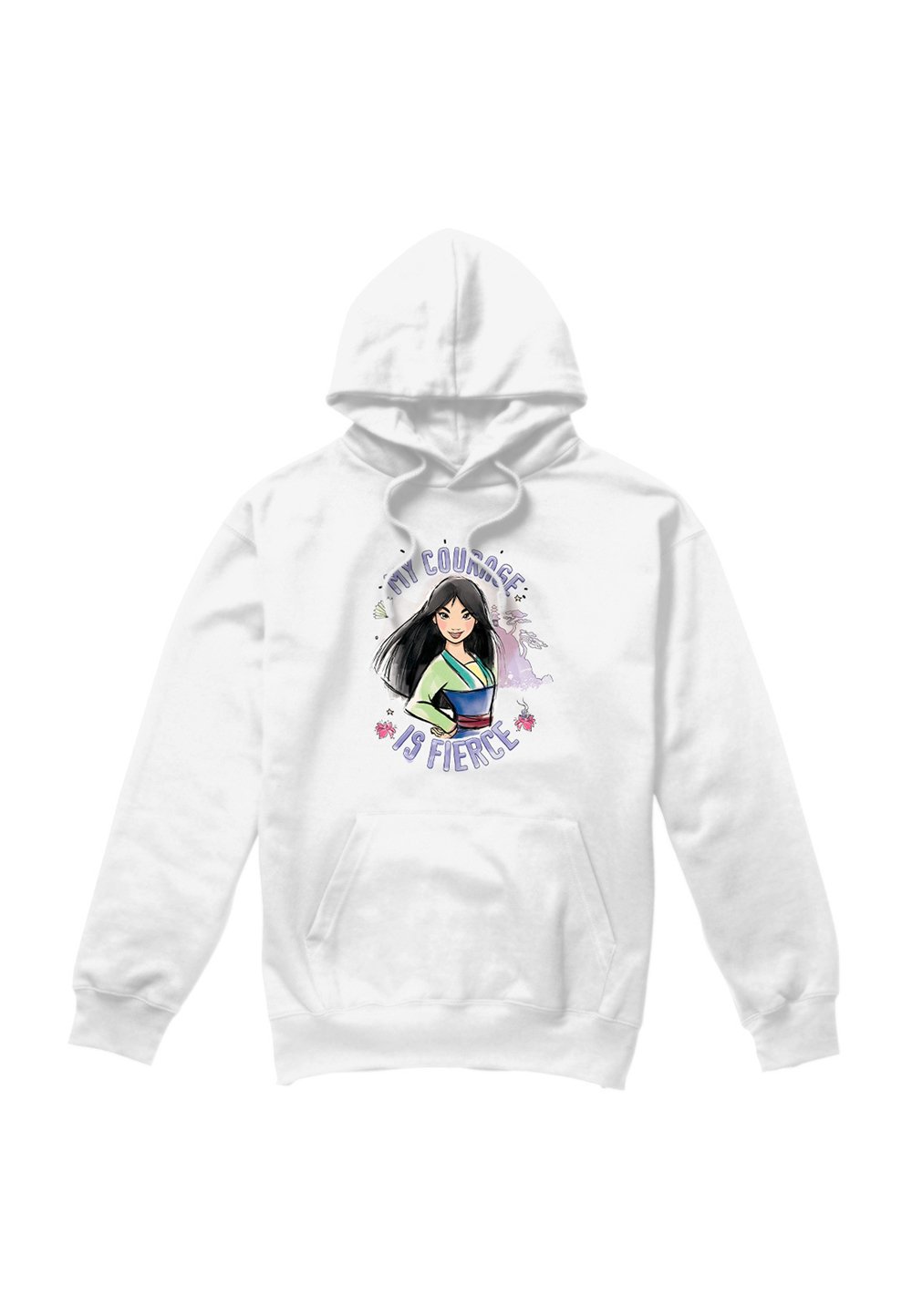 

Толстовка MULAN MY COURAGE IS FIERCE Disney, белый