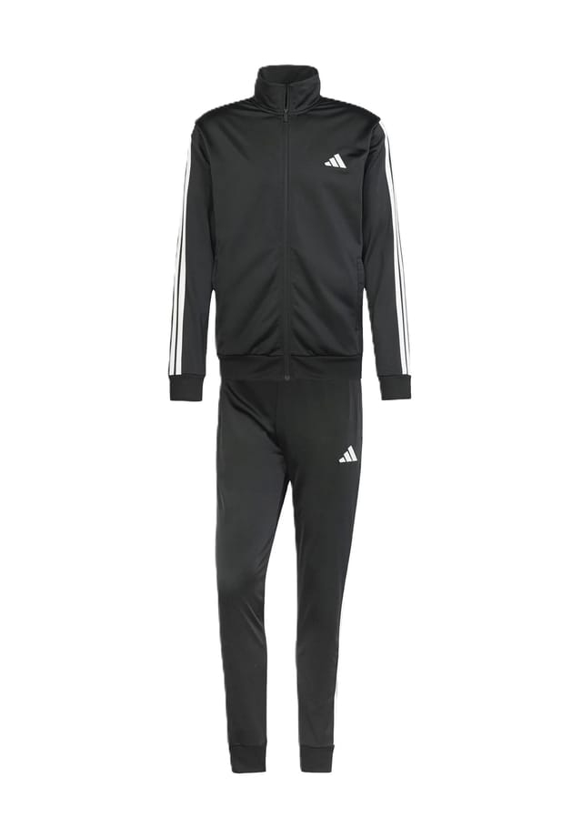 

Спортивный костюм Essentials с воротником-стойкой Adidas, черный