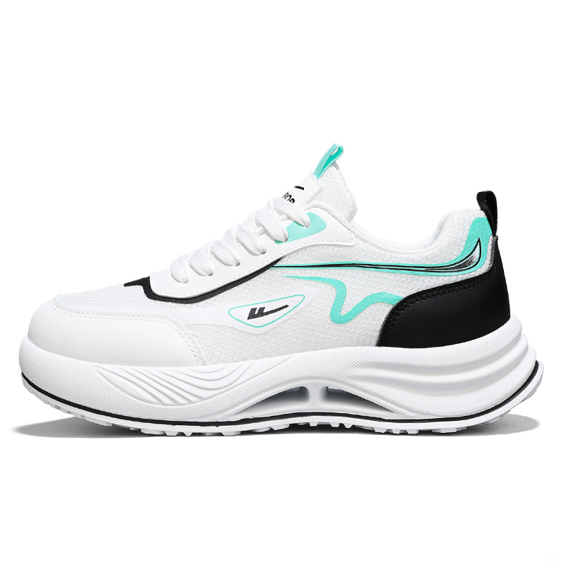 

WARRIOR Увеличивающие рост износостойкие легкие нескользящие низкие повседневные туфли мужские белые черные зеленые