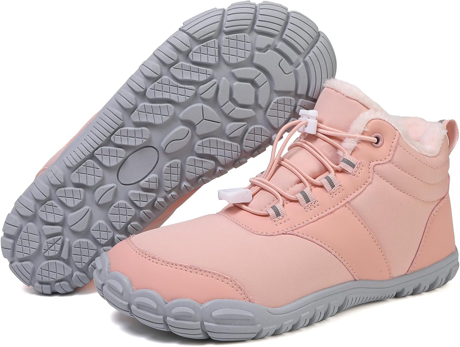 

Снежные ботинки для женщин и мужчин 2025, зимняя обувь Peakfootwear, обувь-босоножки с меховой подкладкой Lghlmcl, розовый