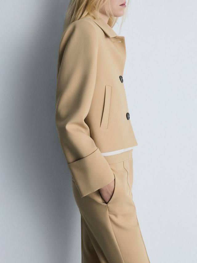 

Куртка в клетку от эди Mango, цвет Medium Brown