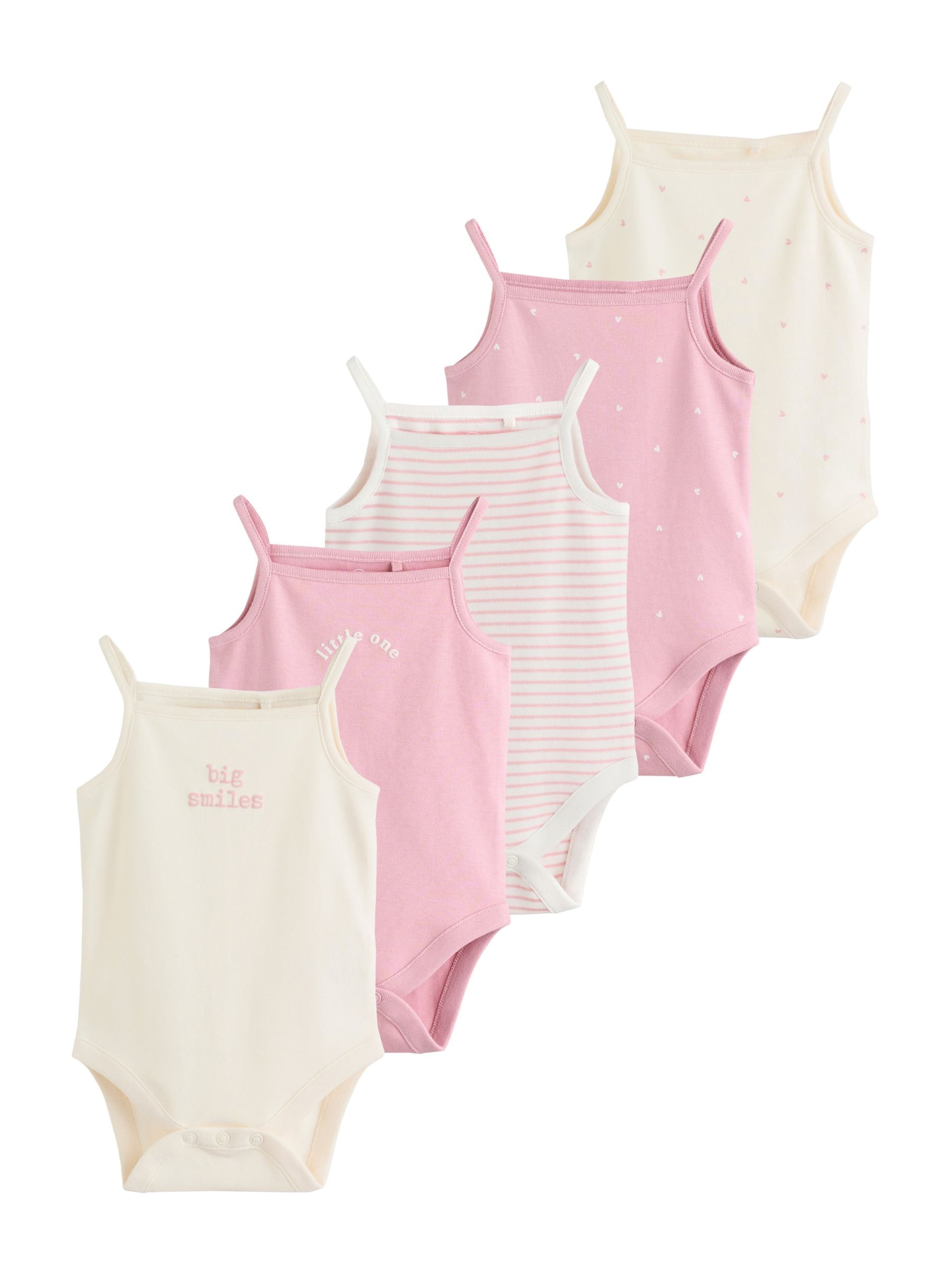 

Next Комбинезон/боди в цветах Cream, Pink, Rose, Light Pink