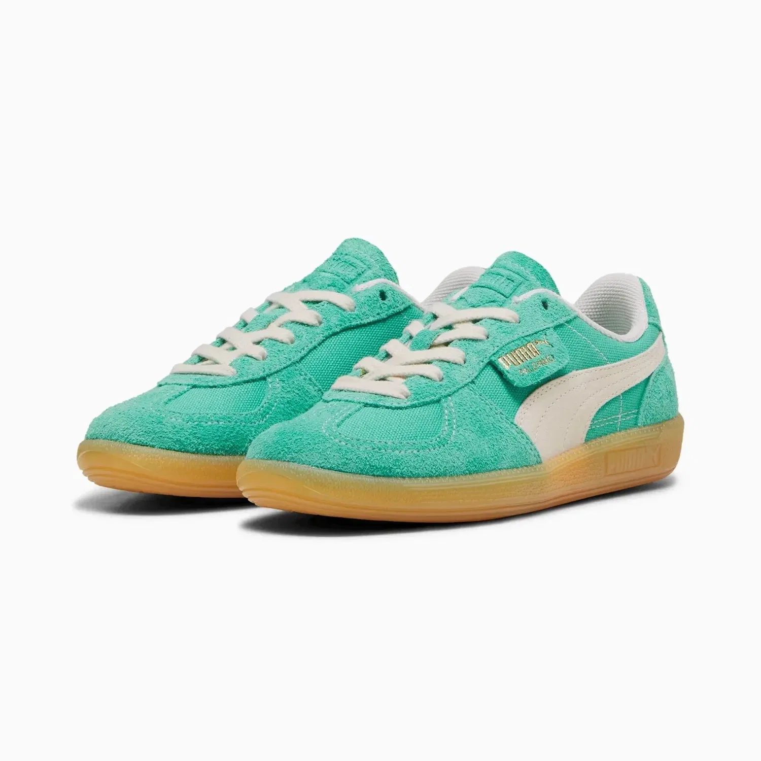 Мужские кроссовки Puma Palermo Vintage 396841-05, цвет Jade Frost, замша TF9484