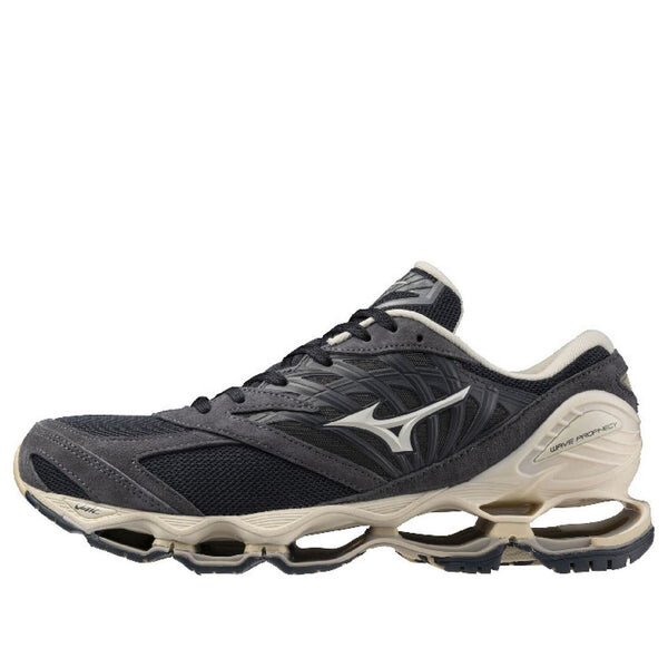 

Кроссовки wave prophecy ls 'navy blue beige' Mizuno, синий