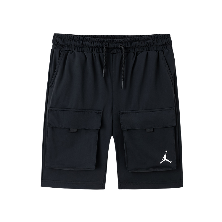 

Шорты Comfortable Trendy And Versatile Minimalist Style Teenagers Jordan, черный