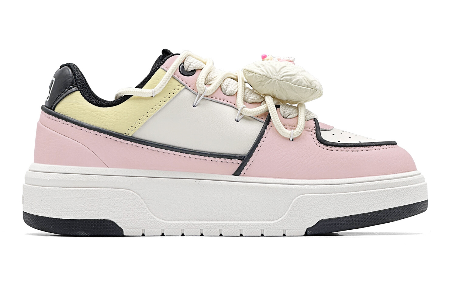 Кроссовки MLB Chunky Liner Skateboarding Shoes Unisex Low-top Pink/white, розовый — фото 3