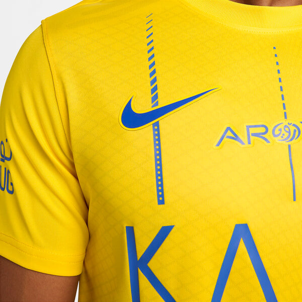 Спортивная футболка al nassr fc 2023/24 stadium home jersey 'yellow' Nike, желтый — фото 3